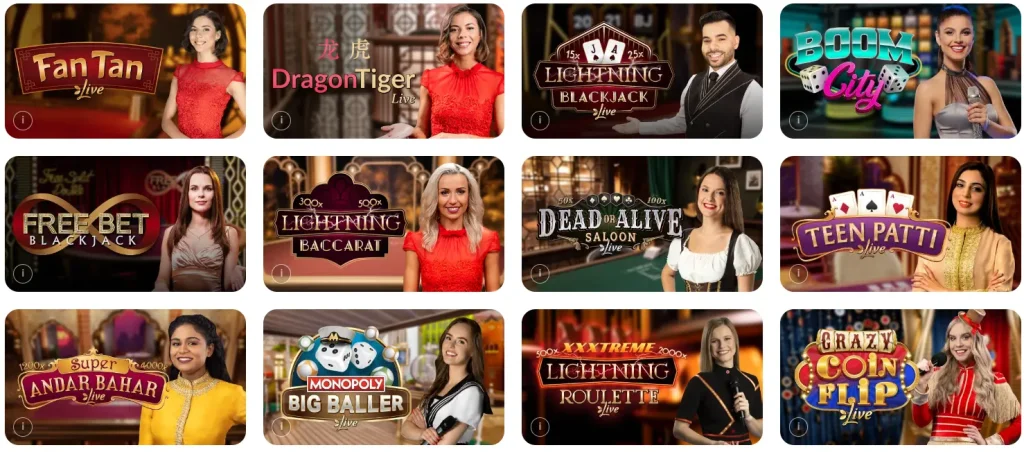 mrq live casino games