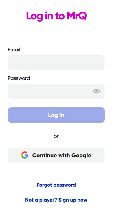 mrq login